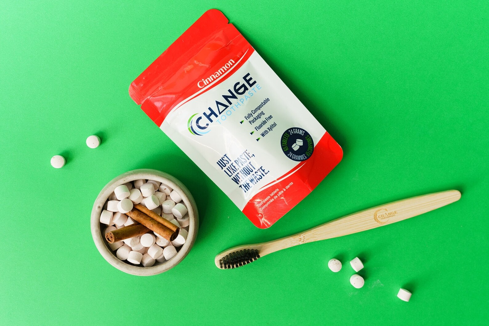 Change Toothpaste Tablets Cinnamon 3 Months Etsy