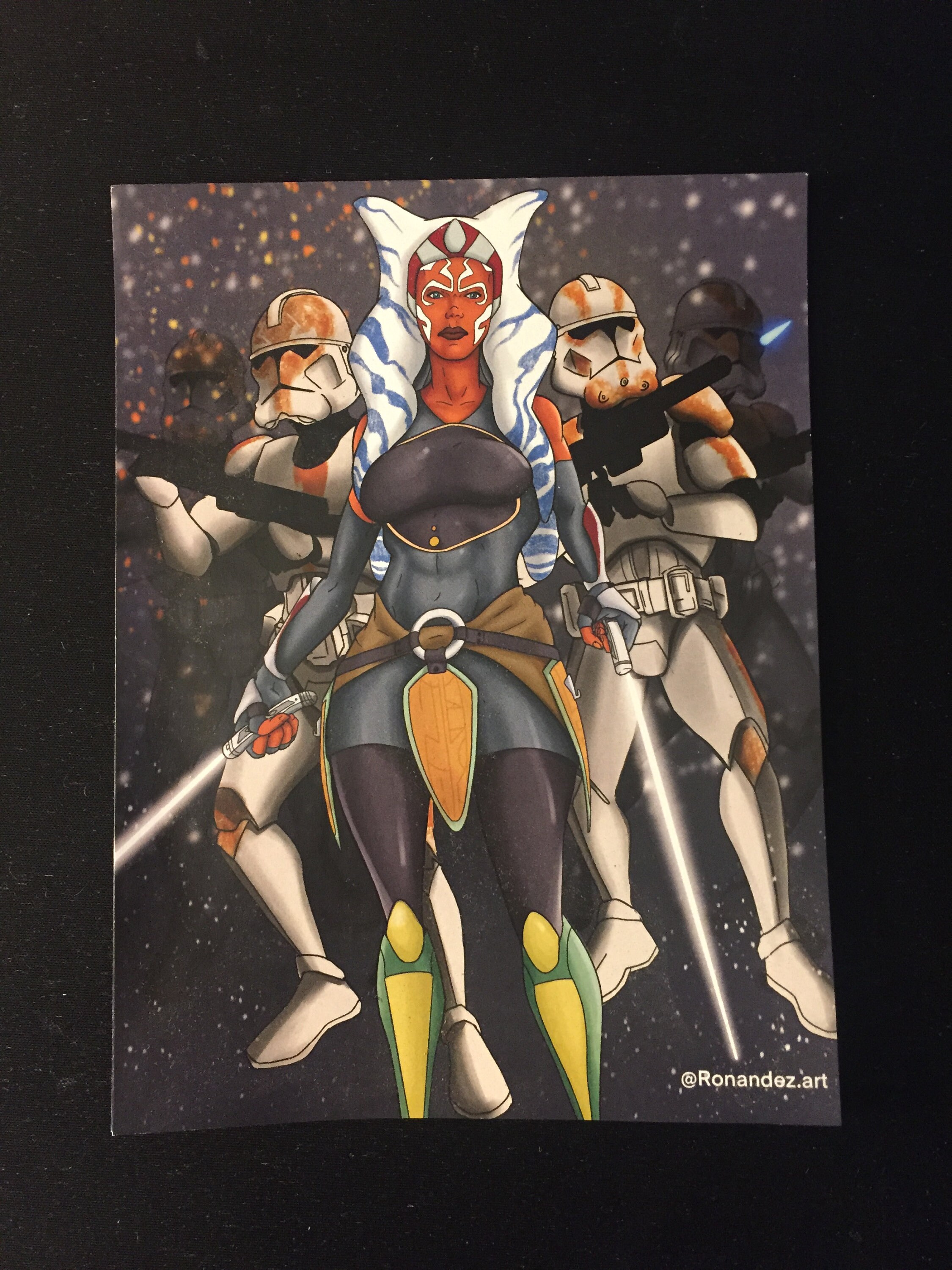 Ahsoka Tano/ Clone Troopers Art Print 5x7 Etsy