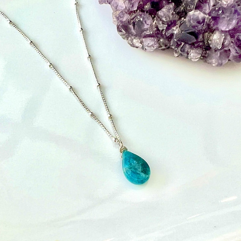 3.10ctw Oval Apatite & Multi Gemstone Pendant w/ 18