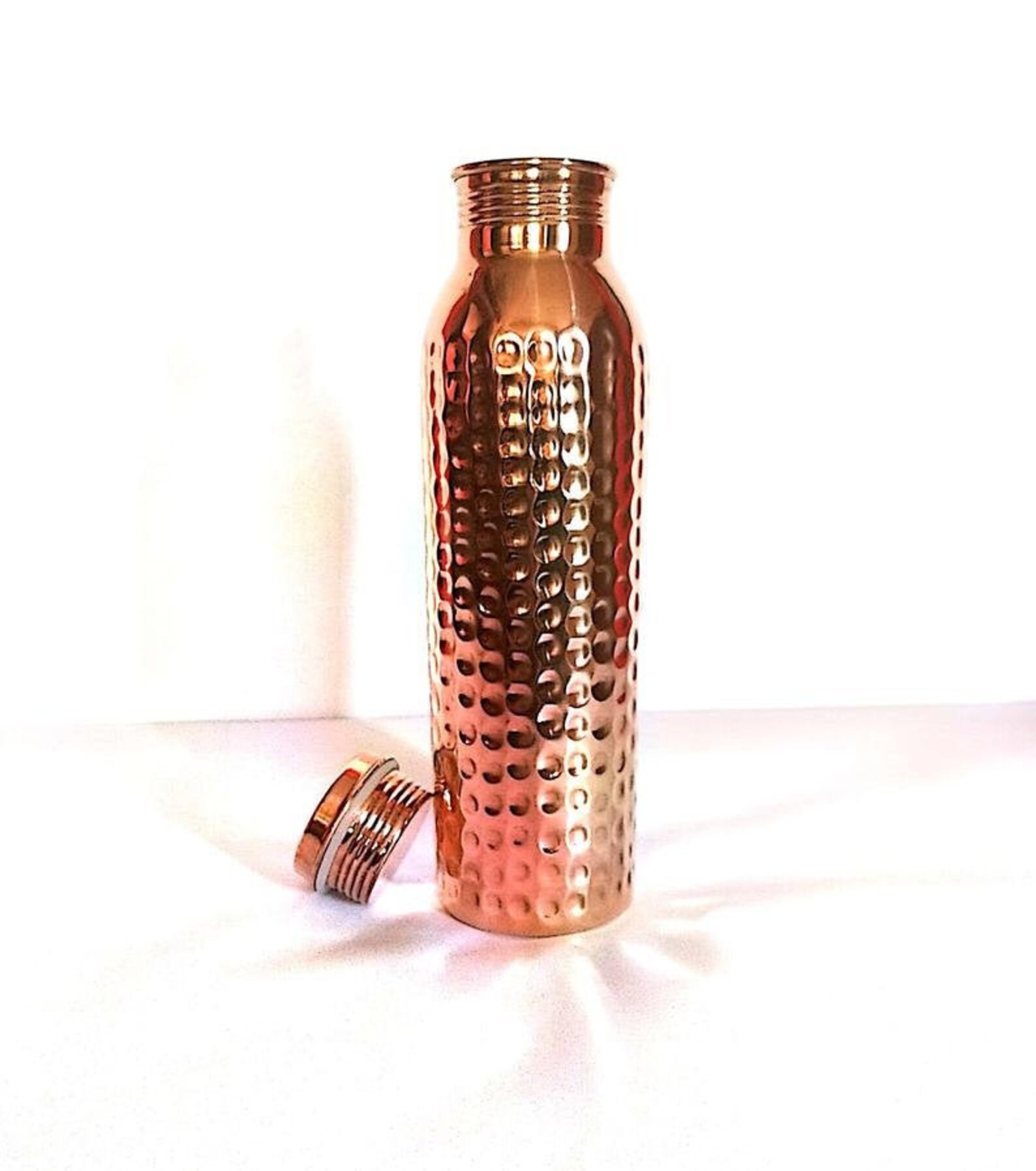 Bouteille en cuivre pur 32 OZ / Étanche à la bouteille faite à Etsy