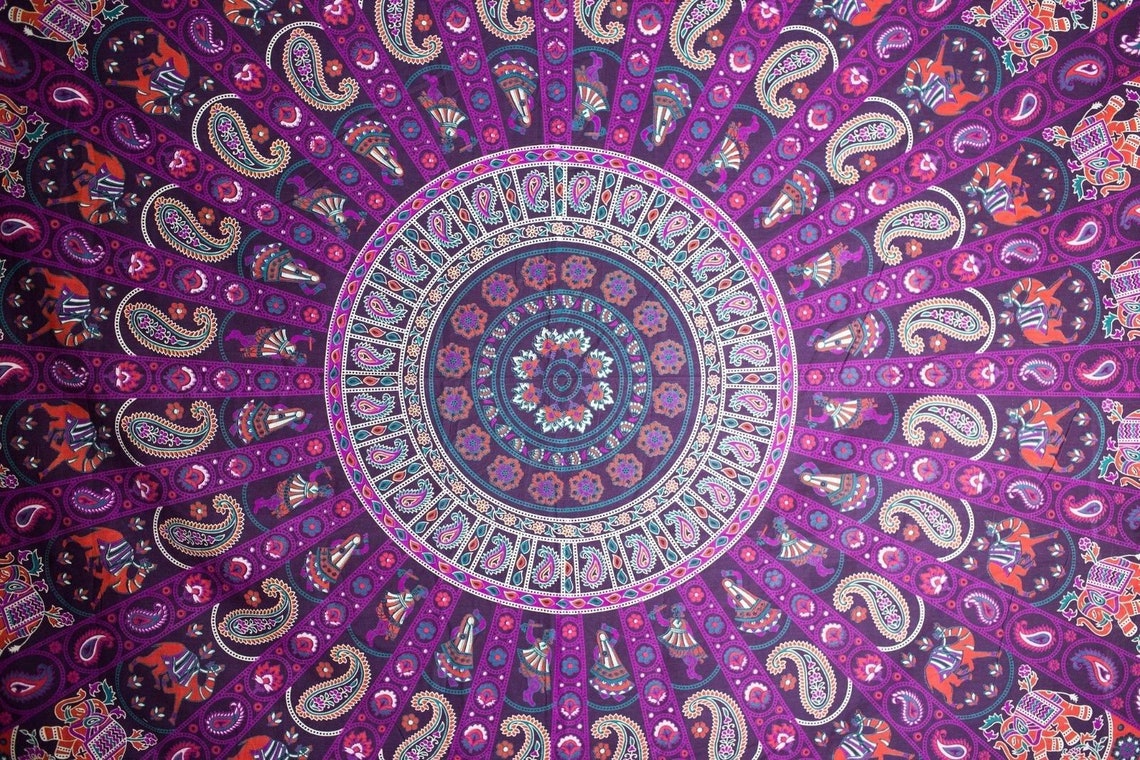 Tapestry Wall Hanging Mandala Tapestry Indian Tapestry Etsy