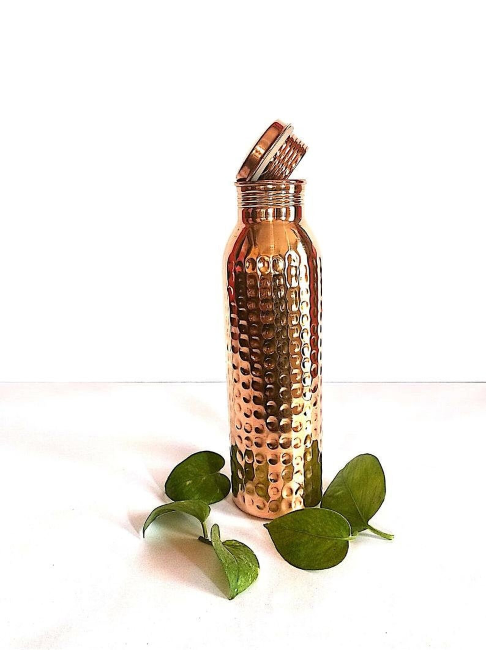 Bouteille en cuivre pur 32 OZ / Étanche à la bouteille faite à Etsy