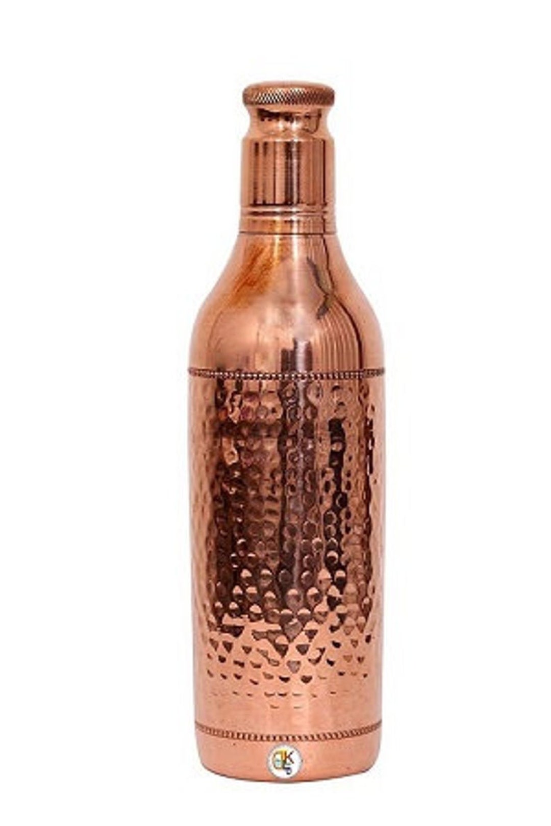100 Pure Copper Bottle Health Benefits Copper Water Etsy
