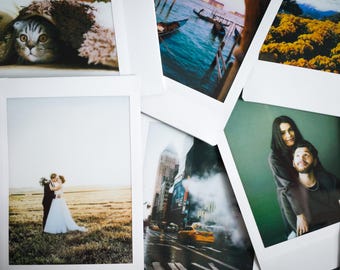 Niestandardowe wydruki Instax Mini, Niestandardowe wydruki w kliszy, Spersonalizowany prezent, Wydruki w miniaturowych kliszach, Zmień swoje zdjęcia cyfrowe w film Instax Mini