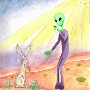 Alien Greetings PRINT