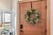 Realistic Artificial Succulent Wreath - 22In. Indoor-Outdoor Green Wreath with Succulents & Real Twig Back Wreath for Front Door or Wall 