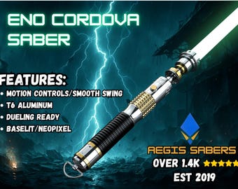 Sable de luz de duelo Sage V2 - Proffie Neopixel, sonido, controles de movimiento