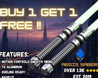 Stunt Lichtschwert Set - Baselit, Smooth Swing, Infinite Color 1 kaufen, 1 gratis erhalten