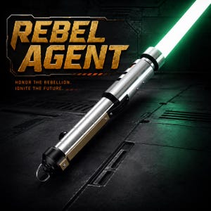 Rebel Agent - Dark Forces II replica lightsaber / master chassis neopixel and baselit options