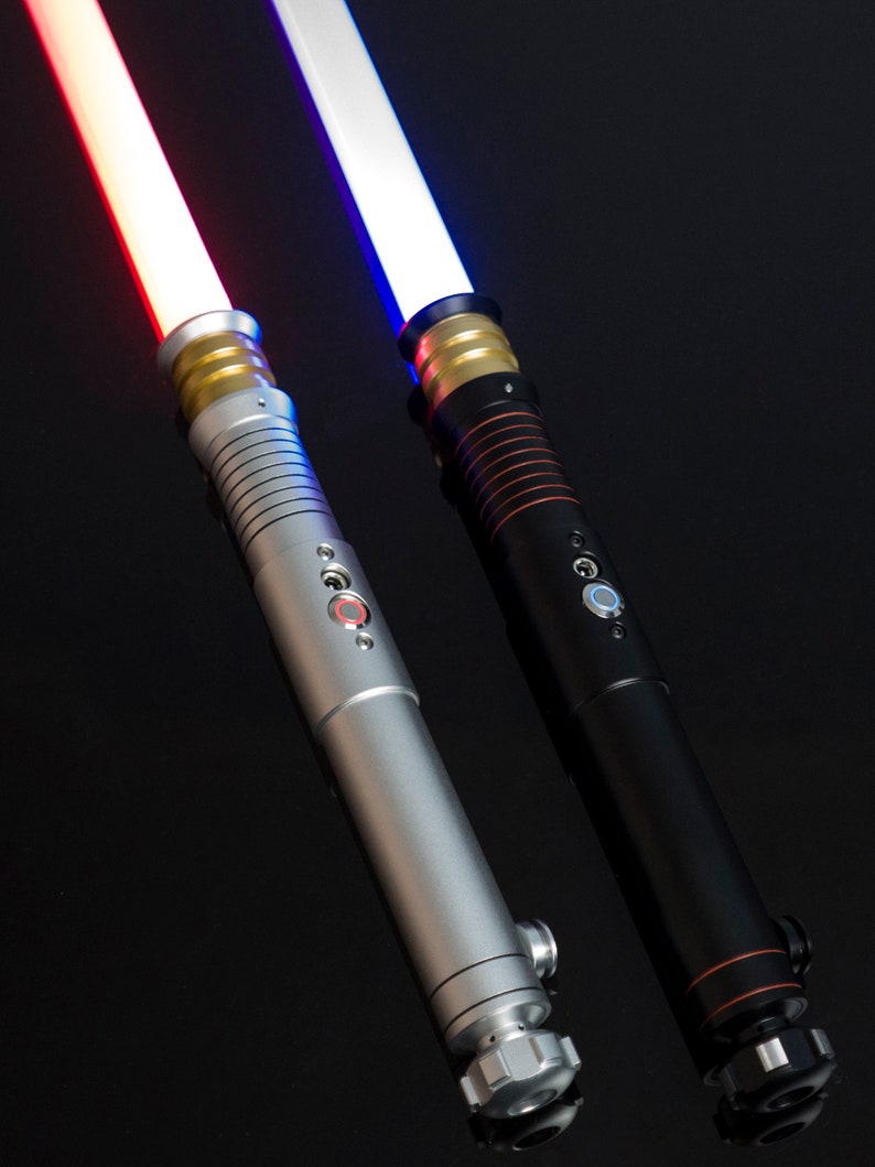 RAVEN - OLDREPUBLIC-Lightsaber With Premium Sound - In Hilt Recharging - Full RGB Color Spectrum - Heavy Dueling Capabiblity 