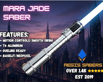 Mara Jade Inspired l Lightsaber - Neopixel, Smooth Swing, Bluetooth