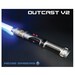 OUTCAST V2-METAL LIGHTSABER-premium sound-in hilt recharge-rgb blade 
