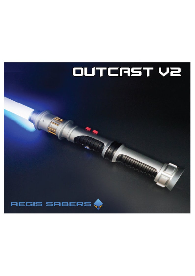 OUTCAST V2-METAL LIGHTSABER-premium sound-in hilt recharge-rgb blade 