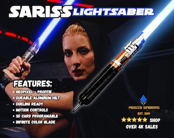 Sariss inspired-LIGHTSABER Proffie Neopixel- smooth swing, motion controls