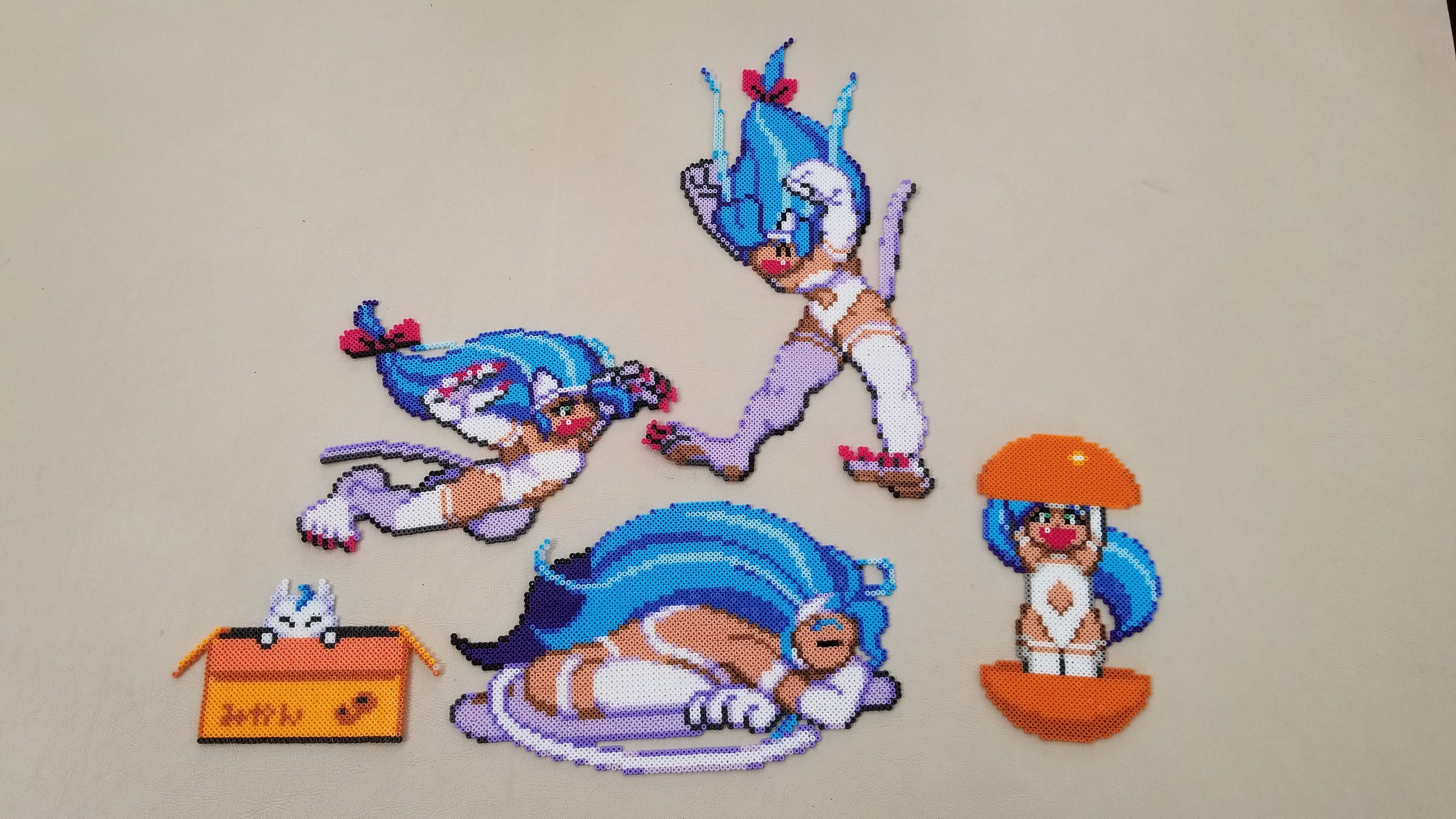 Kingw na platformě X: „The new lads 32x32 #pixelart #ドット絵 #darkstalkers   / X