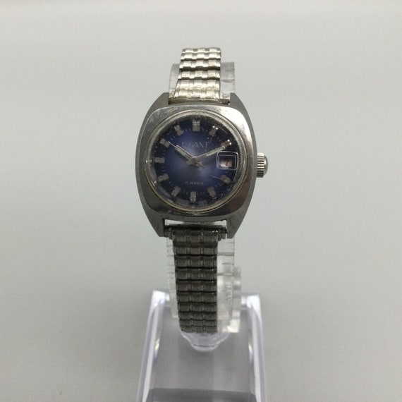 Vintage Le Gant Watch Women Silver Tone 17 Jewels… - image 2