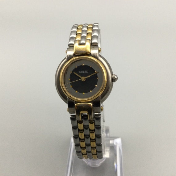 Vintage Guess Watch Women 24mm Silver Gold Two To… - image 2
