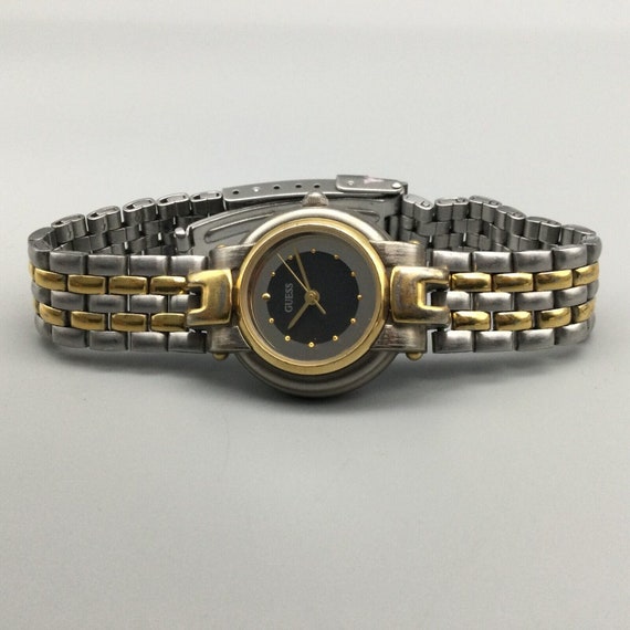 Vintage Guess Watch Women 24mm Silver Gold Two To… - image 5