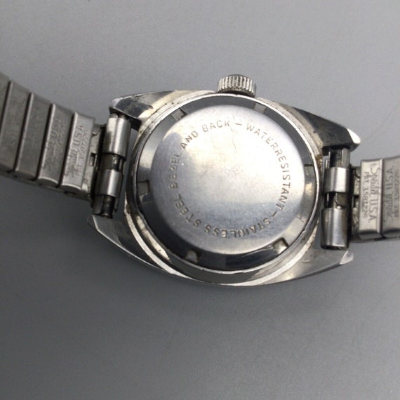 Vintage Le Gant Watch Women Silver Tone 17 Jewels… - image 10