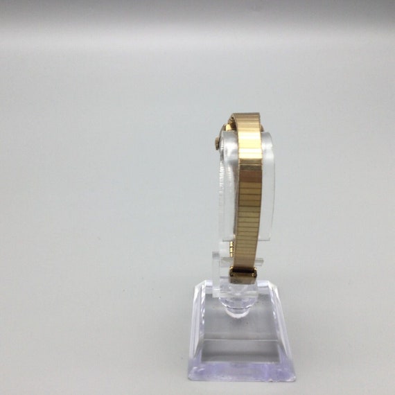 Vintage Gruen Watch Women 17mm Gold Tone 17 Jewel… - image 6