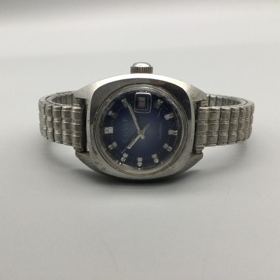 Vintage Le Gant Watch Women Silver Tone 17 Jewels… - image 5