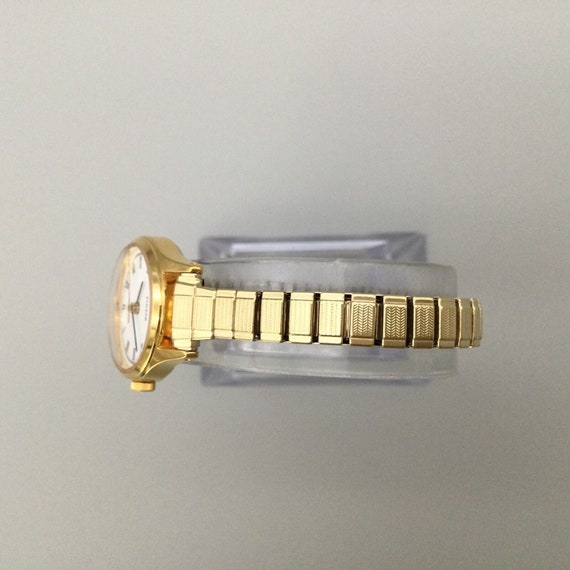 Vintage Pulsar Watch Women 21mm Gold Tone V811-09… - image 4