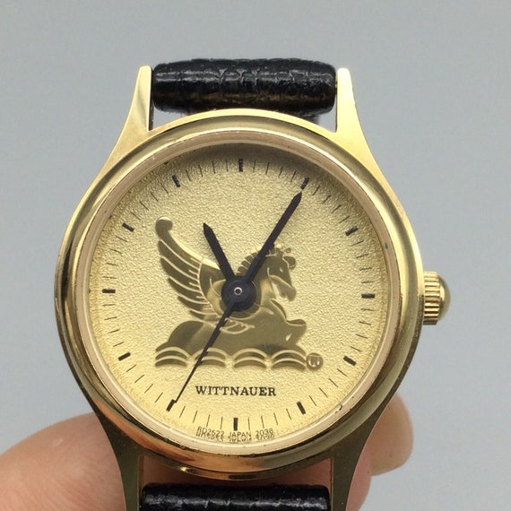 Vintage Wittnauer Pegasus Watch Women Gold Tone B… - image 8