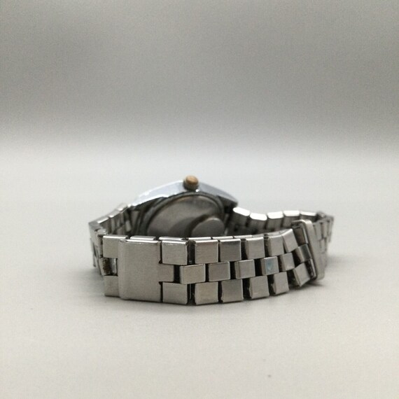 Vtg Timex Electric Watch Women 19mm Silver Tone C… - image 10