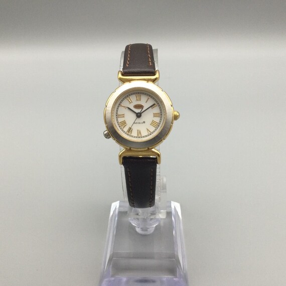 Vintage Guess Watch Women Gold Silver Tone Indigl… - image 2