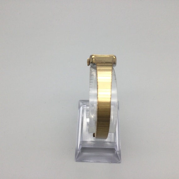 Vintage Gruen Watch Women 17mm Gold Tone 17 Jewel… - image 7