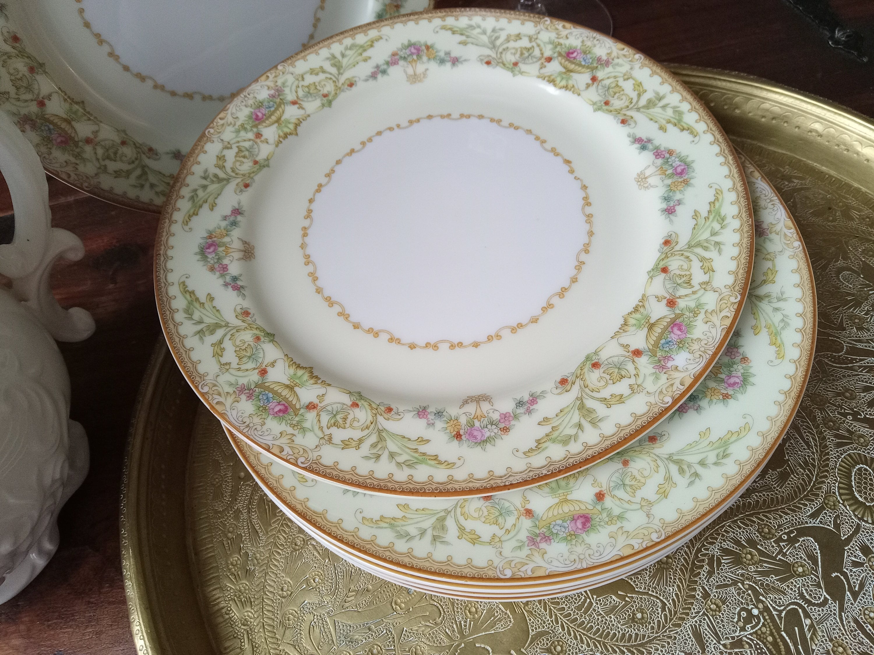 Vintage RC Noritake Nippon Toki Kaisha Set of Six Salad Dessert