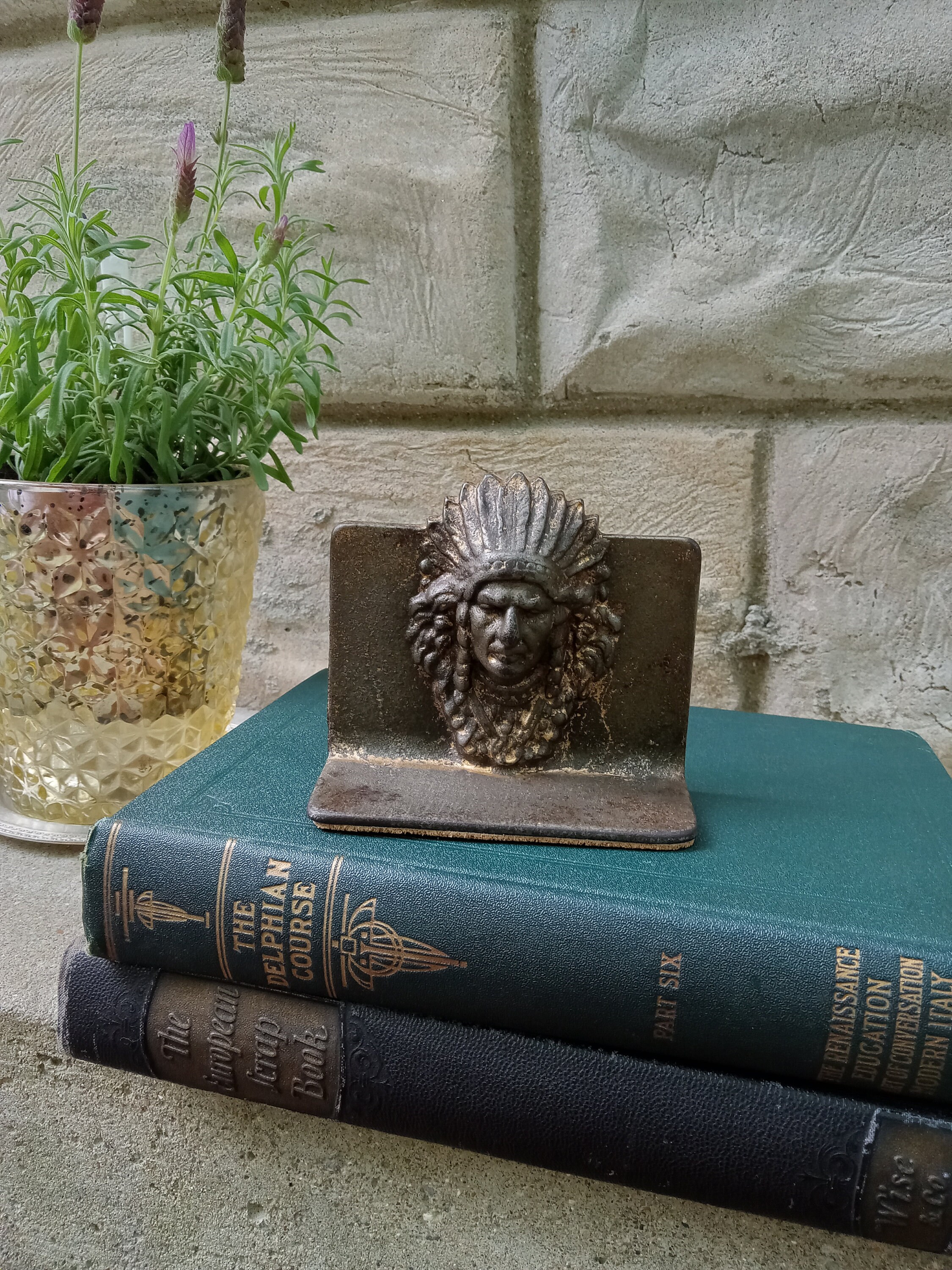 Indian Chief Book End - Etsy Indian Chief Book End - Etsy
