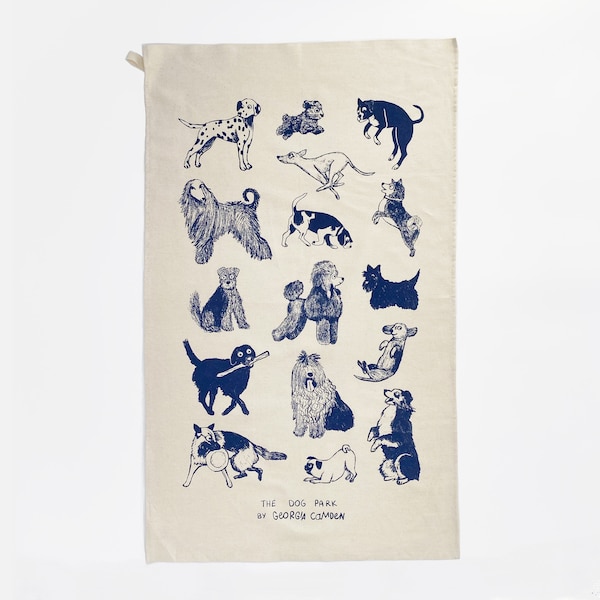 100% Organic Cotton Dog Tea Towel | Sustainable And Ethical