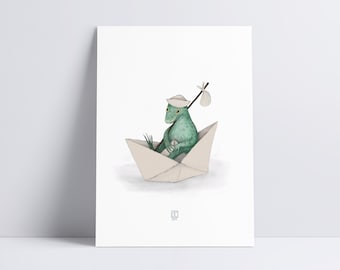 Little Lizard Adventure Print / Home Decor