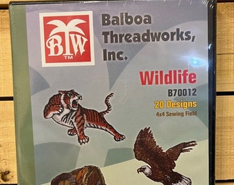 Dakota Collectibles - Balboa Threadworks Inc. - Wildlife B70012 - Embroidery CD - New