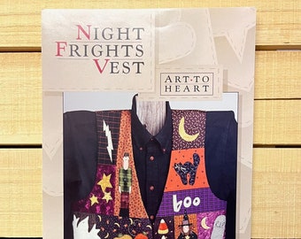 Art To Heart &quot;Fright Night&quot; Vest Pattern - Designed Nancy Halvorsen