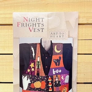 Art To Heart &quot;Fright Night&quot; Vest Pattern - Designed Nancy Halvorsen