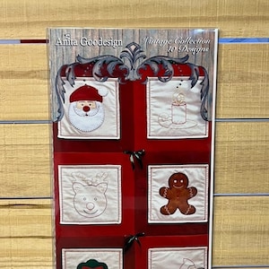 Anita Goodesign - Vintage Collection - Homespun Christmas - Machine Embroidery CD - New