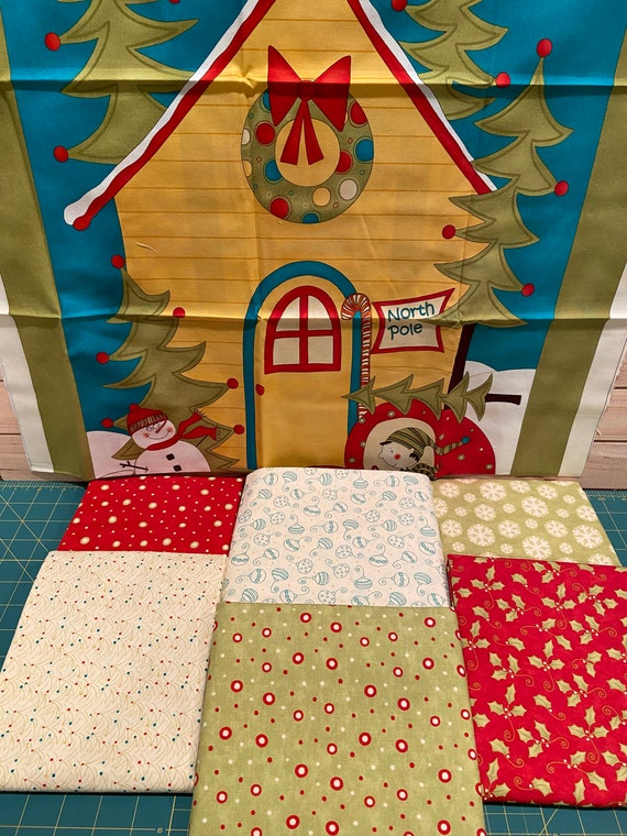 Merry and Bright Christmas Fabric Collection Designed By Sandy Etsy