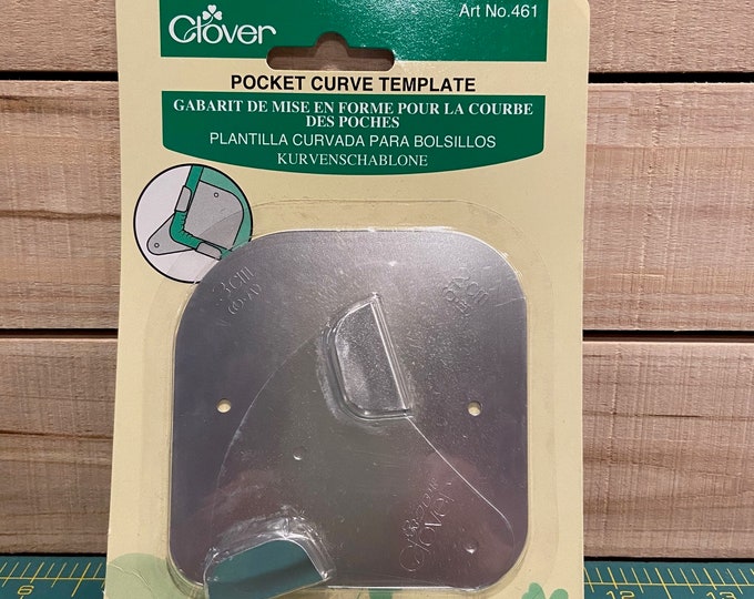 Clover Pocket Curve Template 461 Etsy