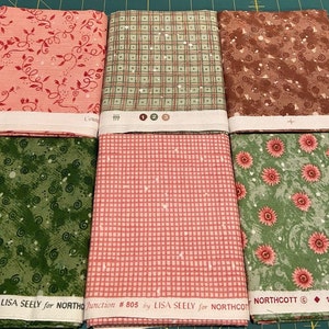 Country Junction Fabric Collection - Designed By Lisa Seely for Northcott Fabrics - 1/2 Yard Cuts Only