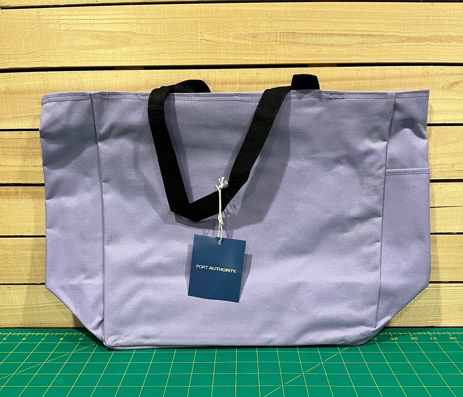 Canvas Tote Bag Size Chart Port Authority B150 Tote Bag Mockup 