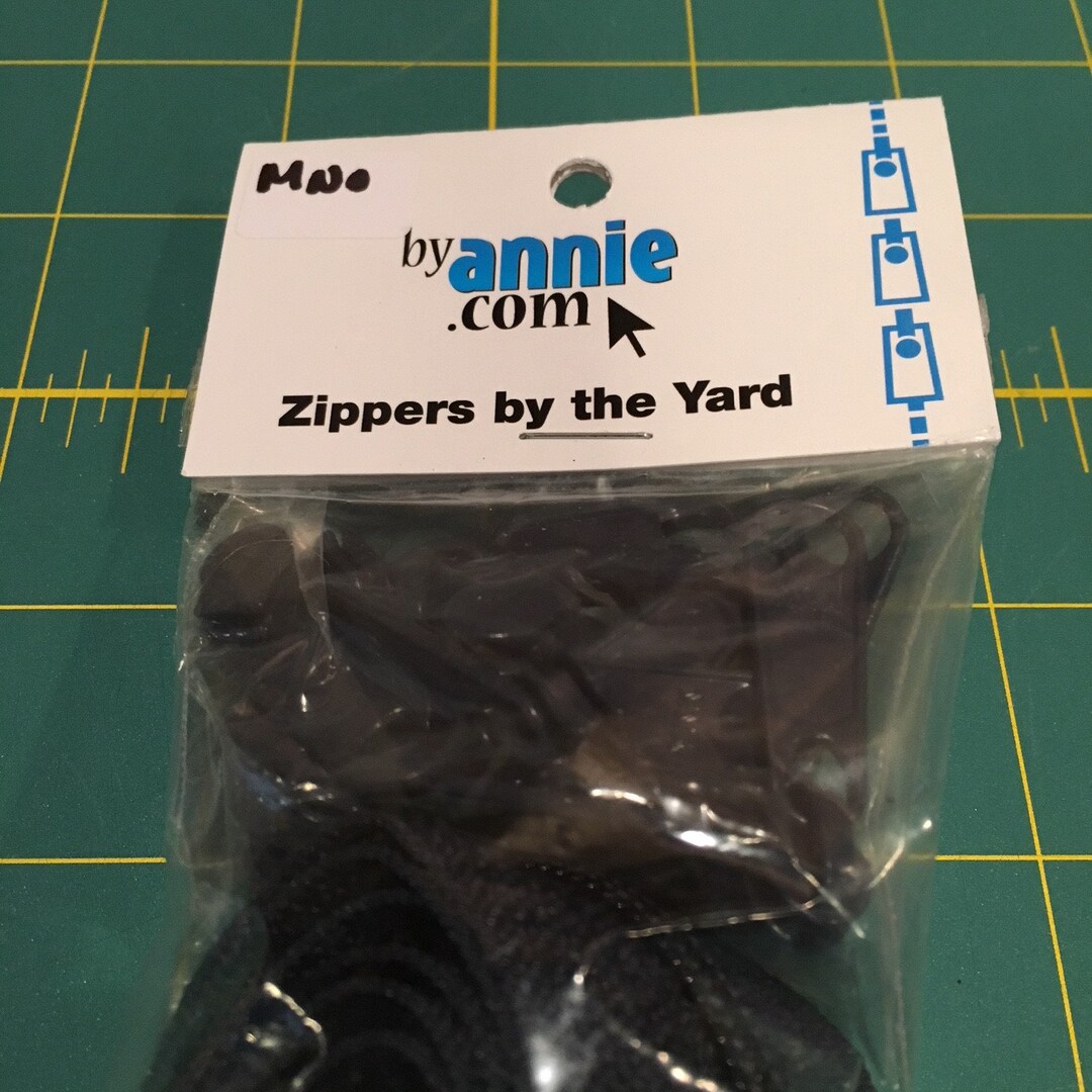 Zippers by the Yard Navy Etsy