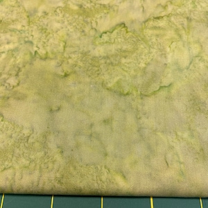 Green Batik Fabric - **By The Half Yard**