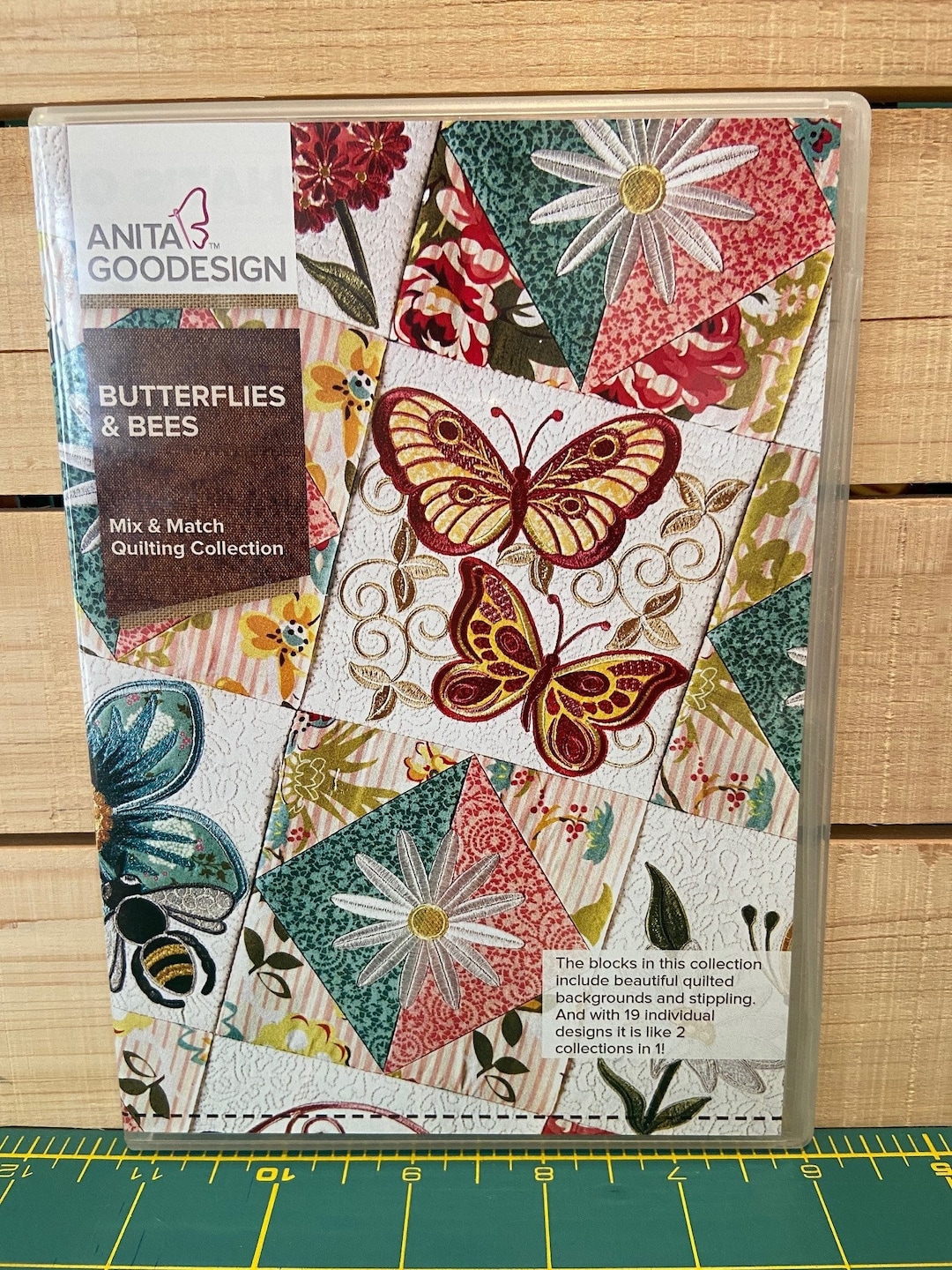 Anita Goodesign Mix & Match Quilting Butterflies and Bees Machine