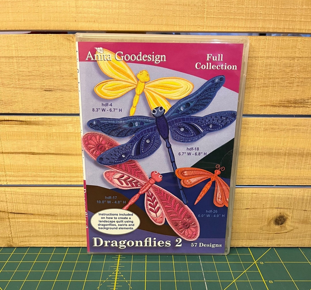 Anita Goodesign Full Collection "dragonflies 2" Machine