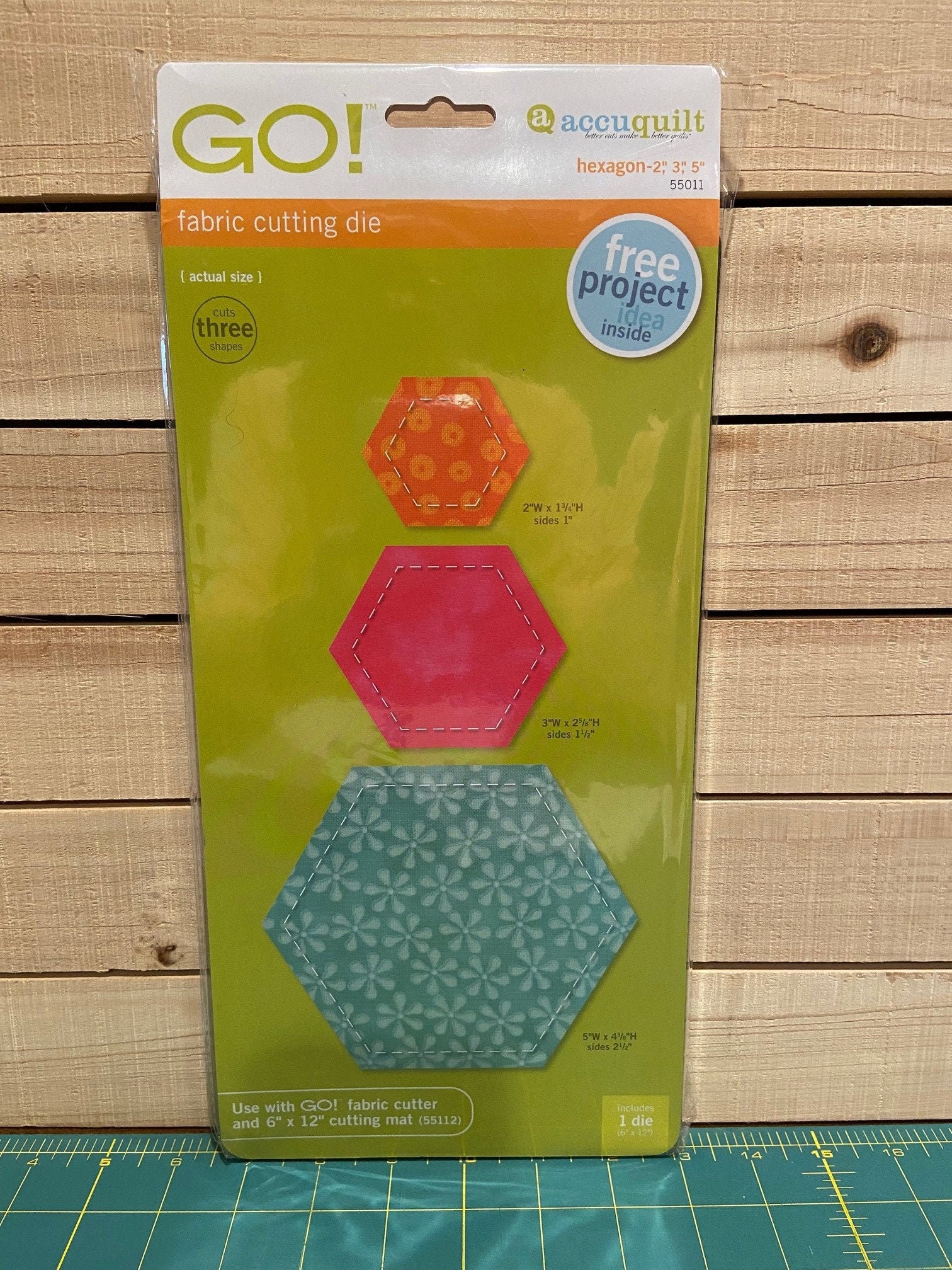 Piece N Quilt: Accuquilt Fabric Cutter - Hexagon Dies