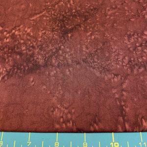 Mottled Brown Batik Fabric - **By The Half Yard**