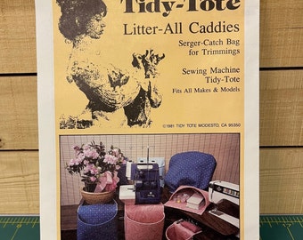 Granny&#39;s &quot;Tidy Tote&quot; Litter-All Caddy Pattern