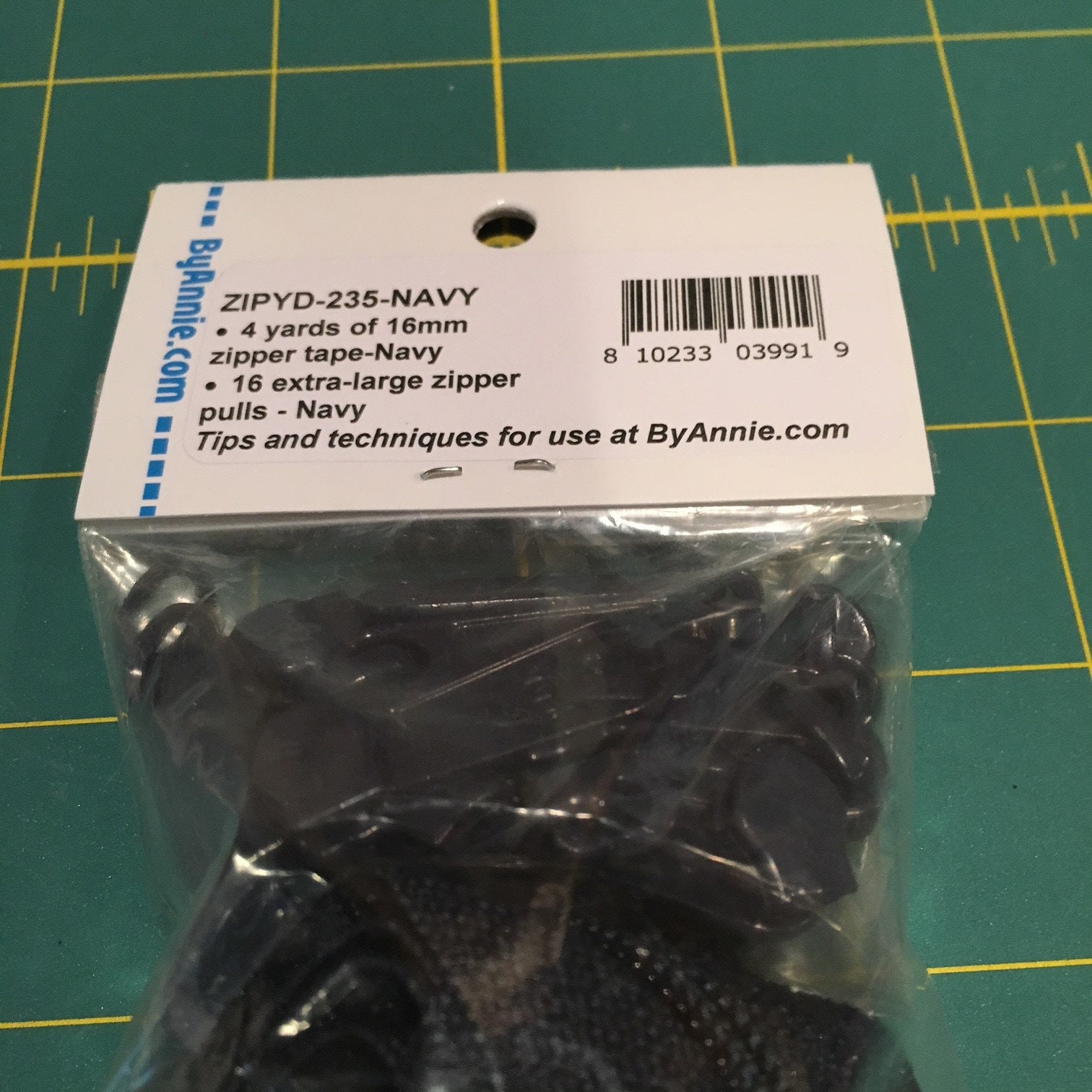 Zippers by the Yard Navy Etsy